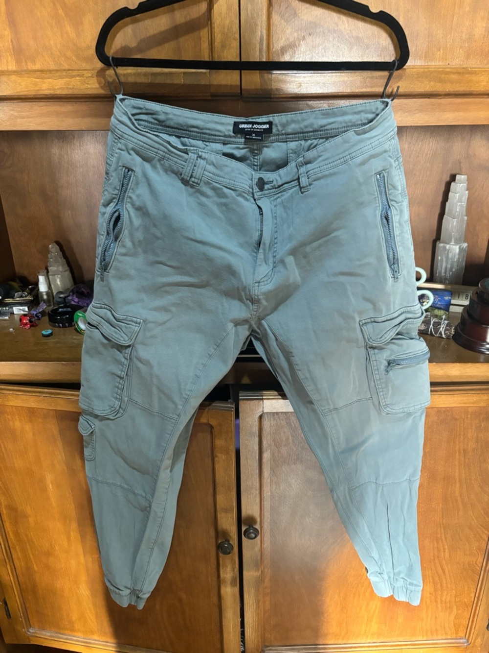 Cotton On Men's Cargo Joggers - Sage